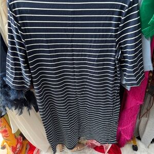 Glitz Blue and White Long Sleeve Tees Nautical Style